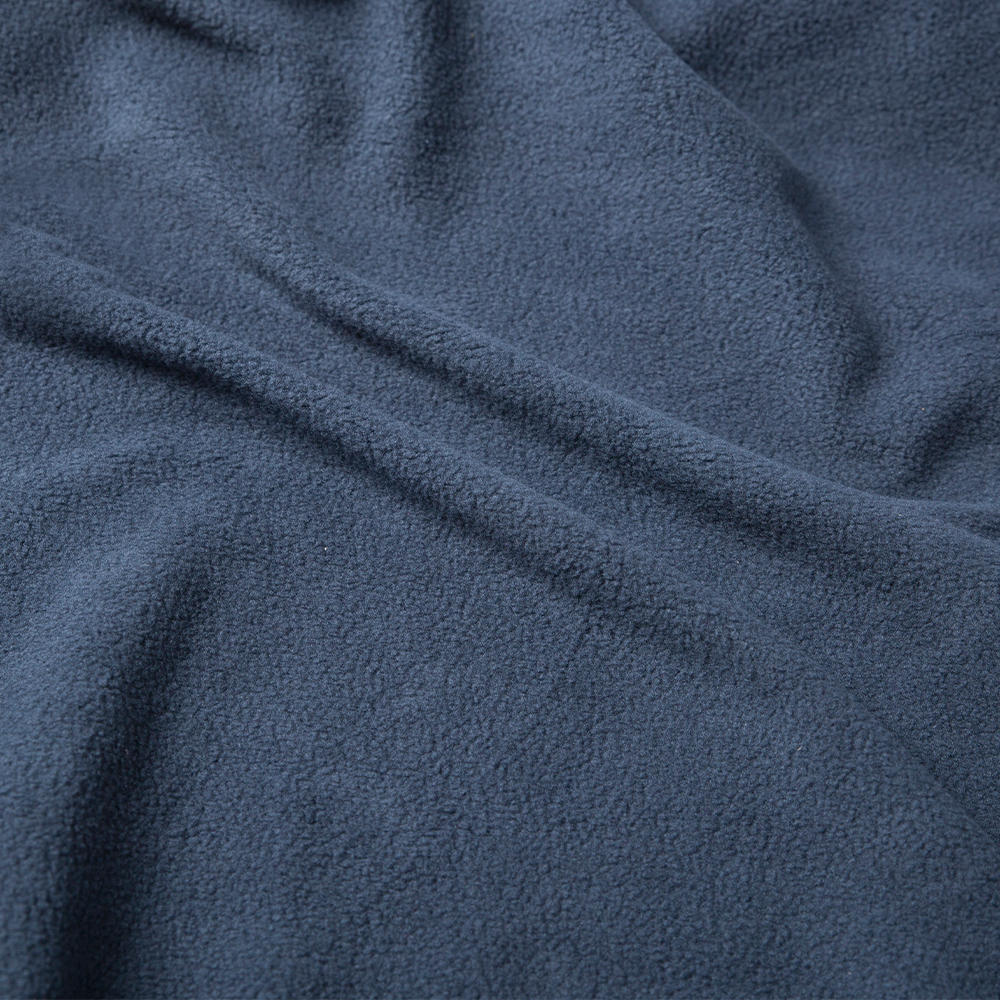 Knitting fleece sleek with 100% polyester,100D, 140g/m², customized color, continuous dyeing