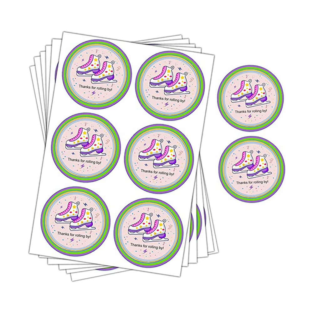 Transparent Waterproof bottle sticker label for home use and package use