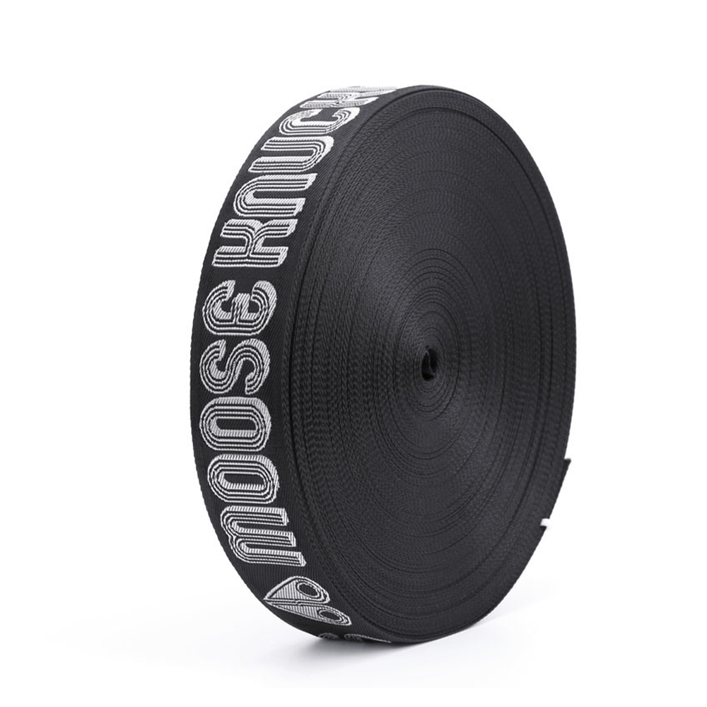 Jacquard Elastic Band  With 100% polyester, Customized logo, Continuous Dyeing