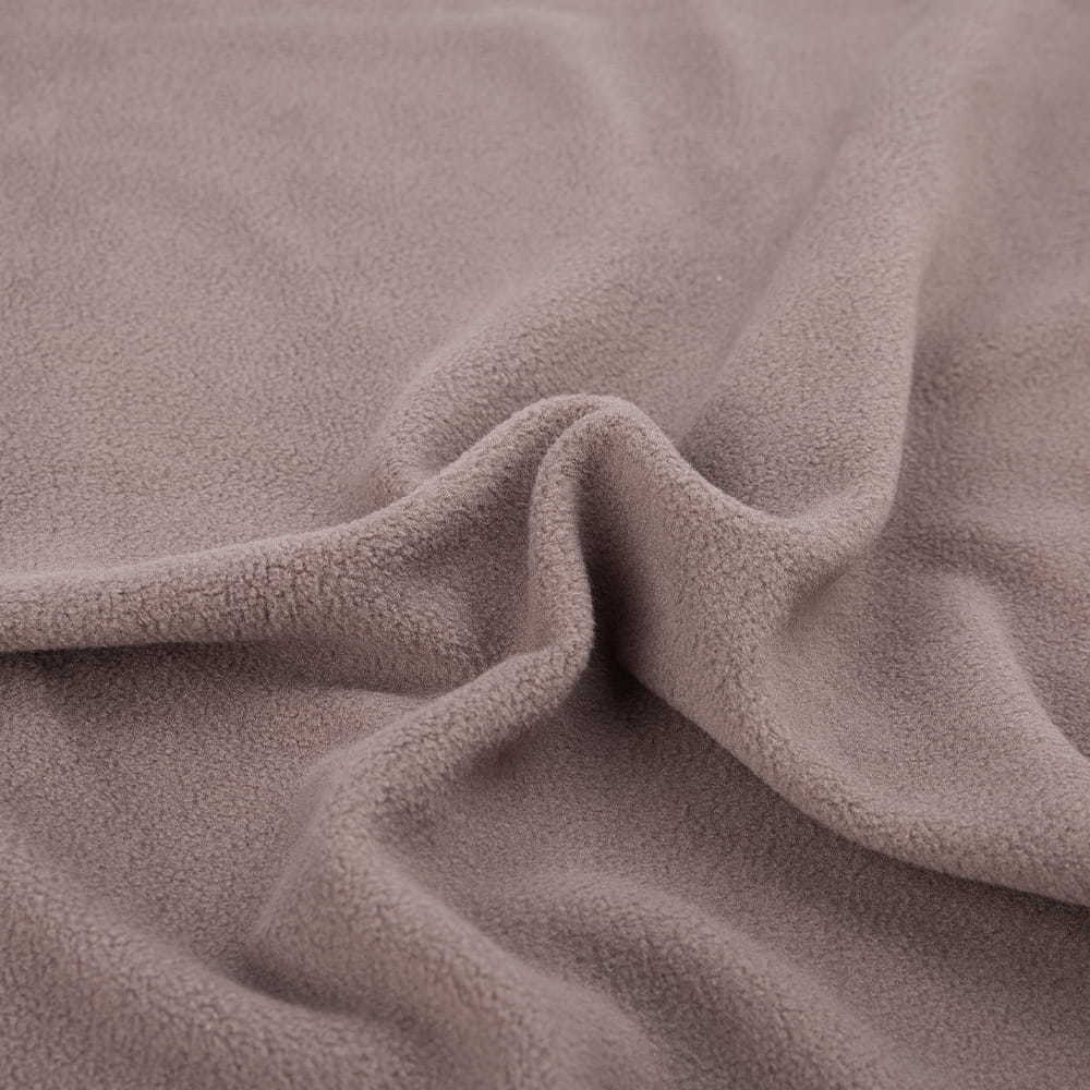 100% Polyester,100D, 140g/m² Knitting Fleece Sleek With Customized color