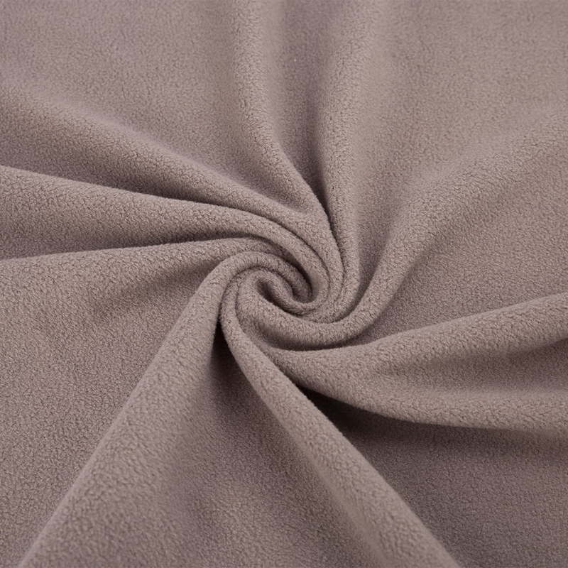 100% Polyester,100D, 140g/m² Knitting Fleece Sleek With Customized color